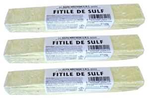 Fitile de sulf ALFA MECHIM – pachet 150 g, 10 fitile